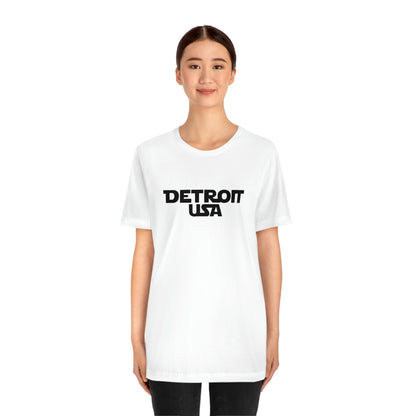 'Detroit USA' T-Shirt (1970s Epic Sci-Fi Parody) | Unisex Standard Fit