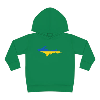 Michigan Upper Peninsula Hoodie (w/ UP Ukraine Flag Outline) | Unisex Toddler