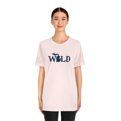 Michigan 'Wild' T-Shirt (Woodcut Font) | Unisex Standard Fit