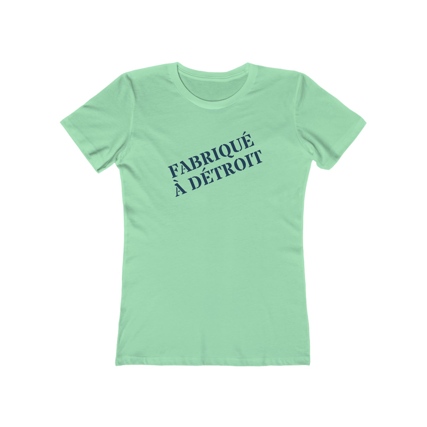 'Fabriqué à Détroit' T-Shirt | Women's Boyfriend Cut