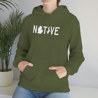 Michigan 'Native' Hoodie (Licence Plate Font) | Unisex Standard