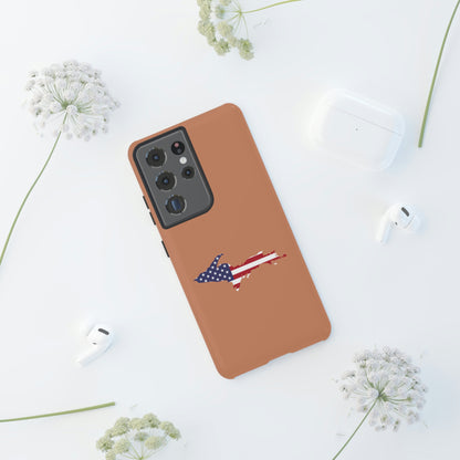 Michigan Upper Peninsula Tough Phone Case (Copper Patriot Edition) | Samsung & Pixel Android