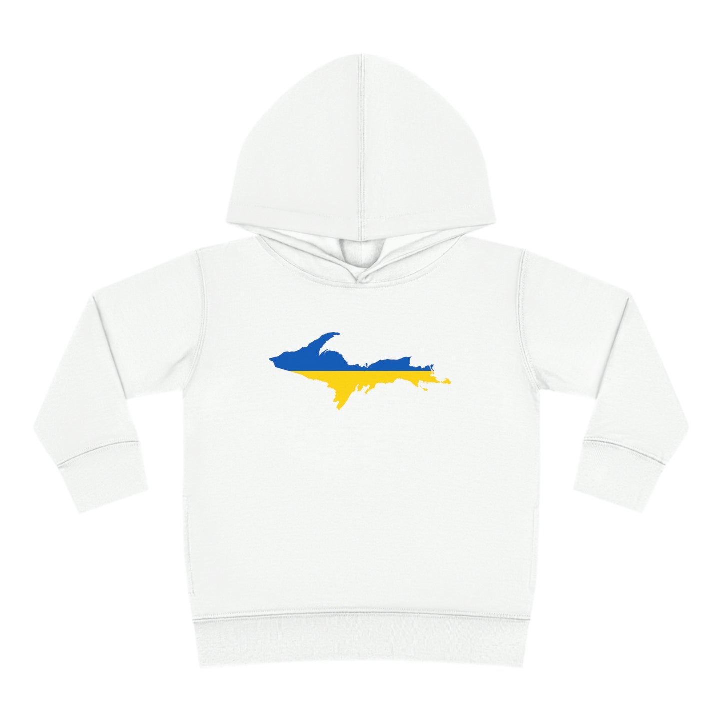 Michigan Upper Peninsula Hoodie (w/ UP Ukraine Flag Outline) | Unisex Toddler