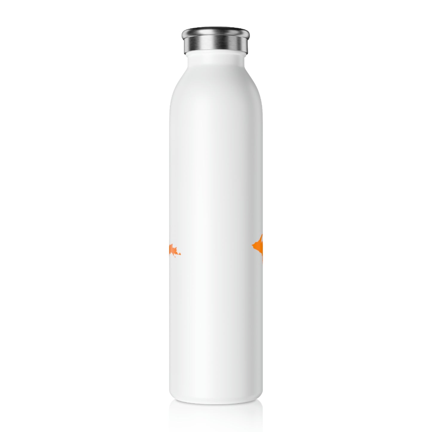 Michigan Upper Peninsula Water Bottle (w/ Orange UP Outline) | 20oz Double-Walled