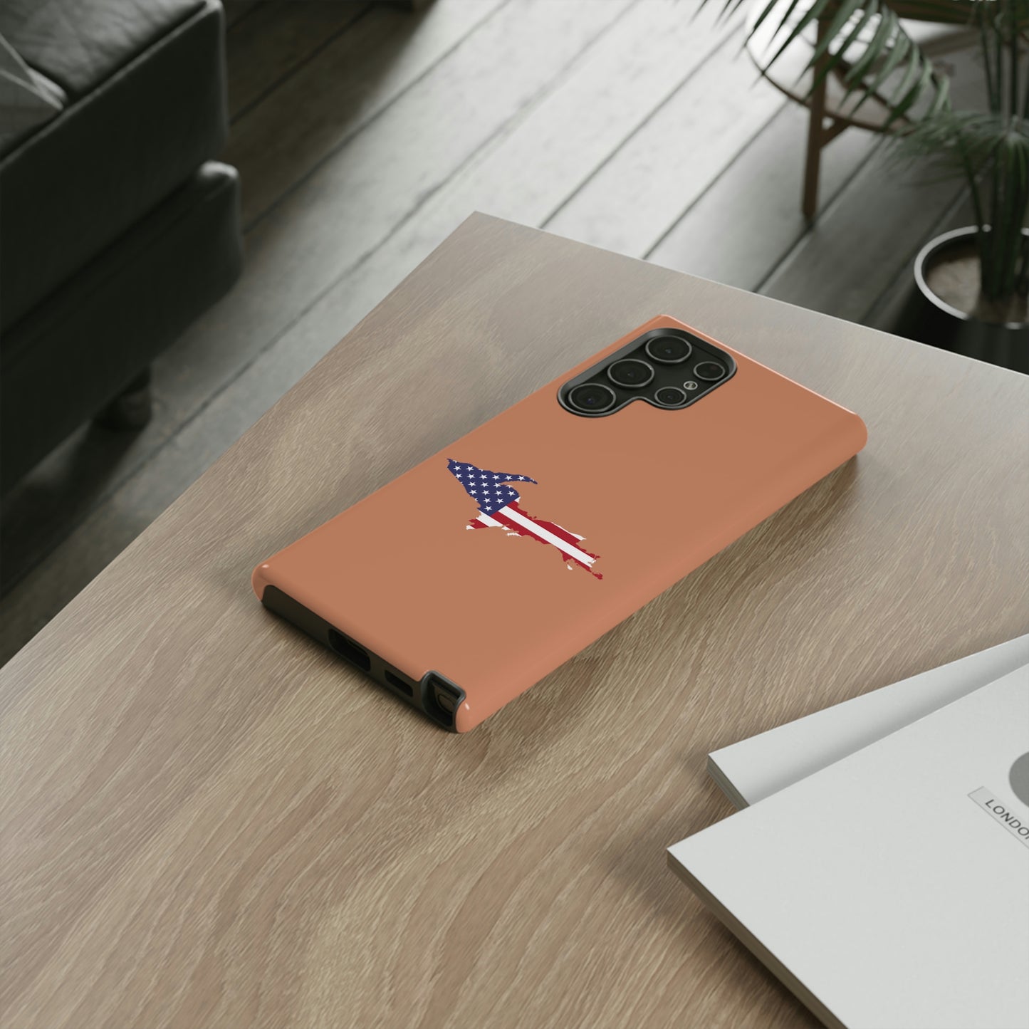 Michigan Upper Peninsula Tough Phone Case (Copper Patriot Edition) | Samsung & Pixel Android