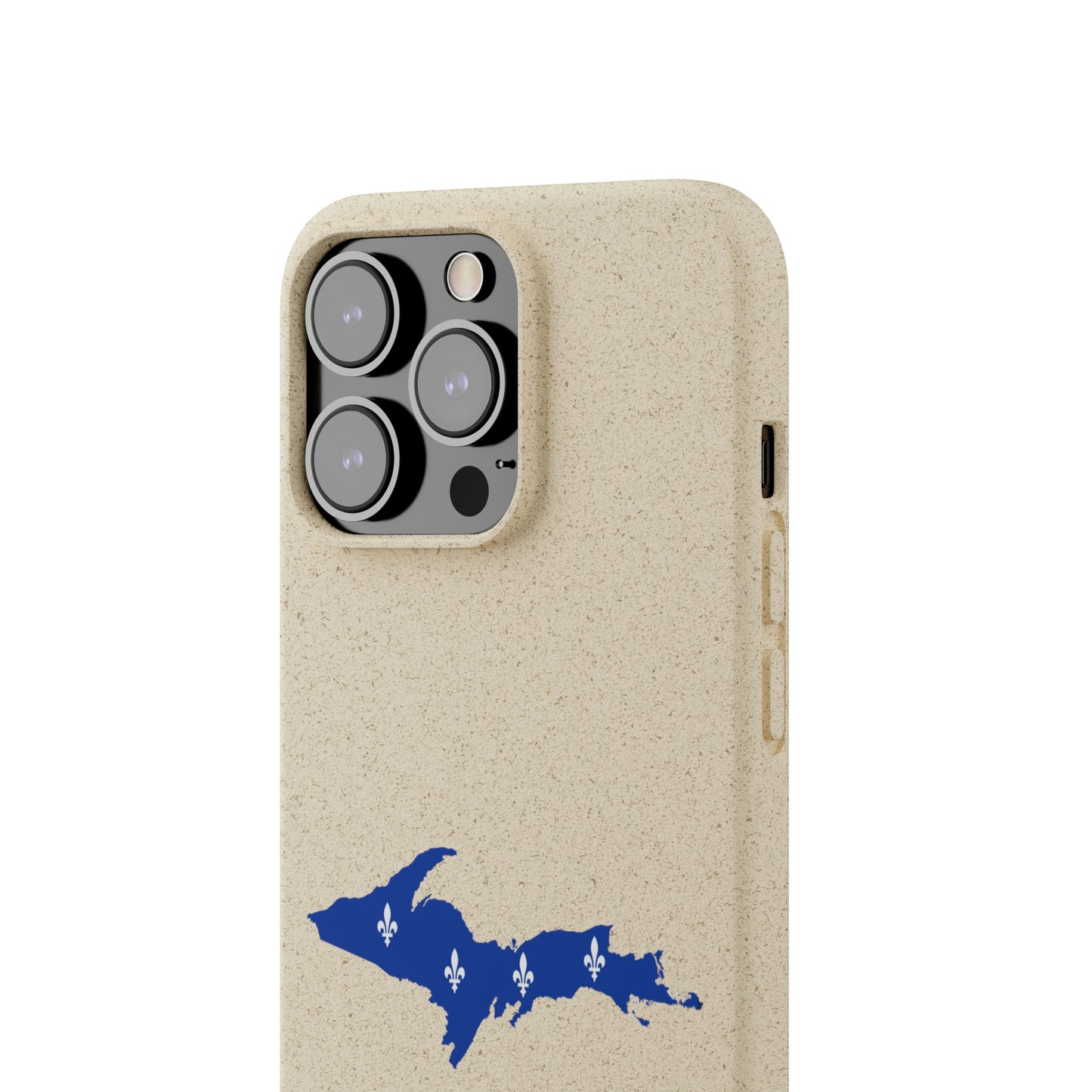 Michigan Upper Peninsula Biodegradable Phone Cases (w/ UP Quebec Flag Outline) | Apple iPhone