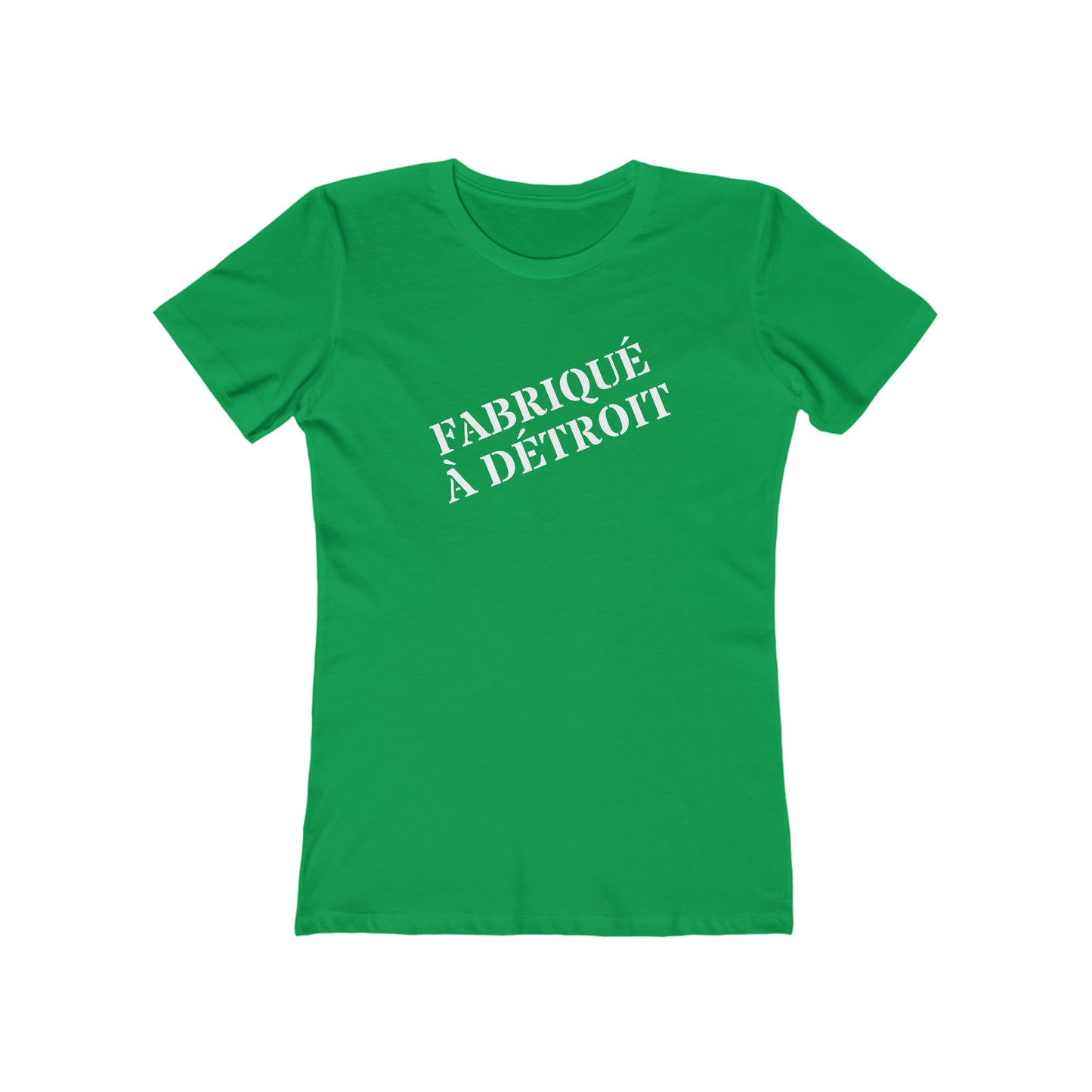 'Fabriqué à Détroit' T-Shirt | Women's Boyfriend Cut