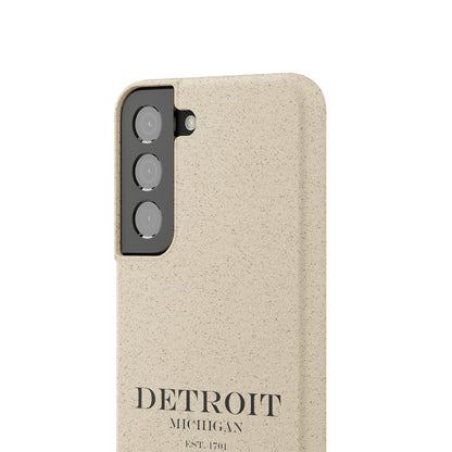 'Detroit Est. 1701' Phone Cases (Black Color) | Android & iPhone