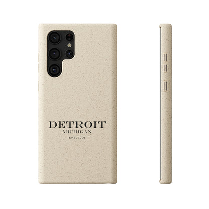 'Detroit Est. 1701' Phone Cases (Black Color) | Android & iPhone