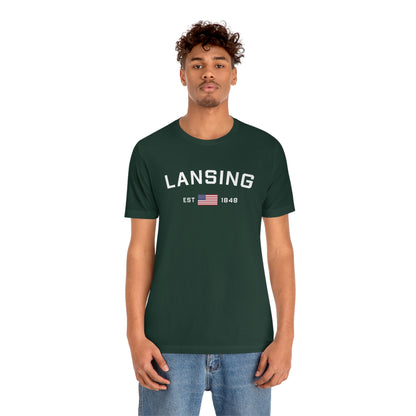 'Lansing EST 1848' T-Shirt | Unisex Standard Fit