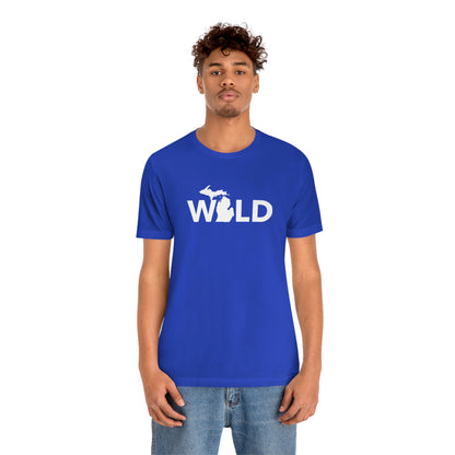 Michigan 'Wild' T-Shirt (Geometric Sans Font) | Unisex Standard Fit