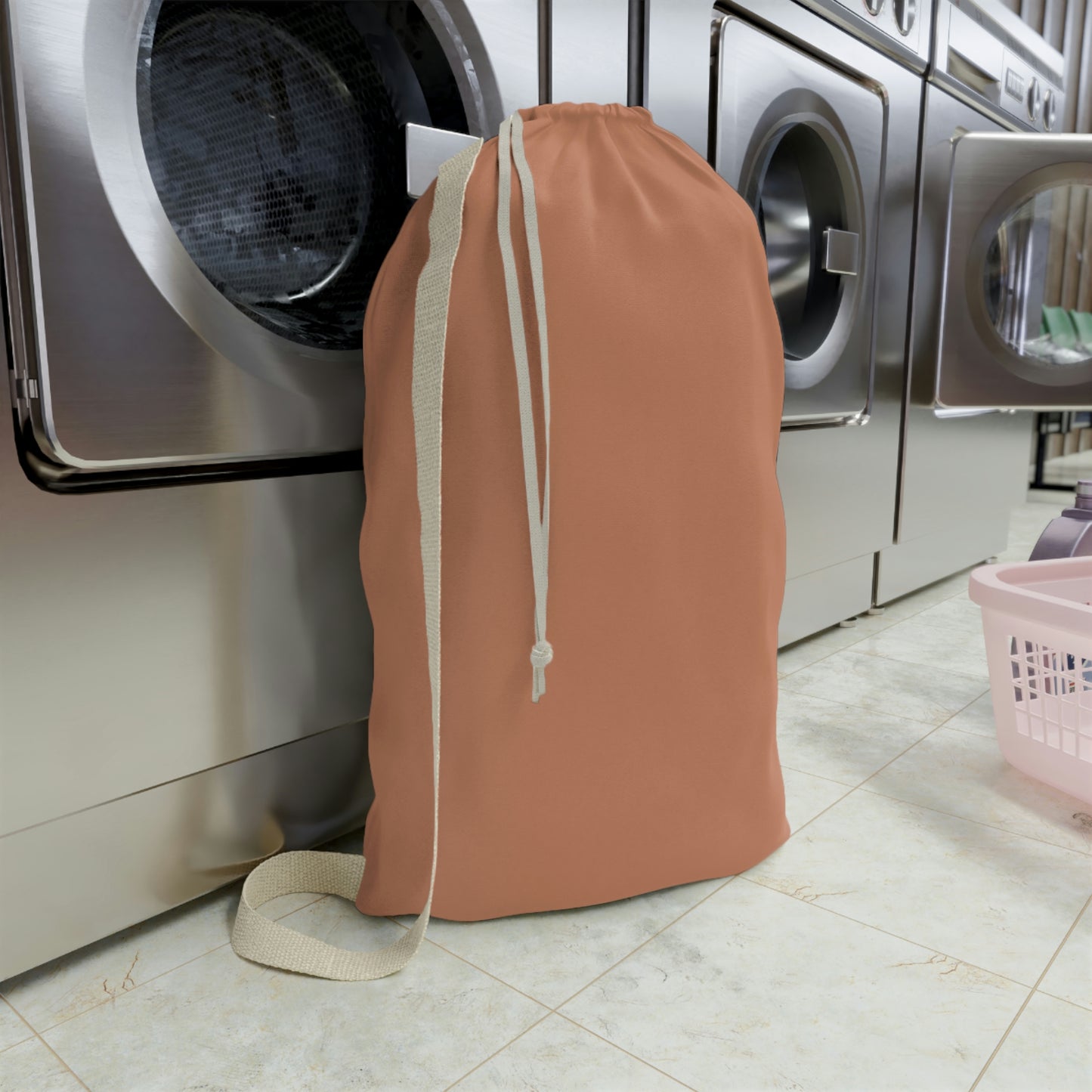 Michigan Upper Peninsula Laundry Bag (Copper Color w/ Navy UP Outline)