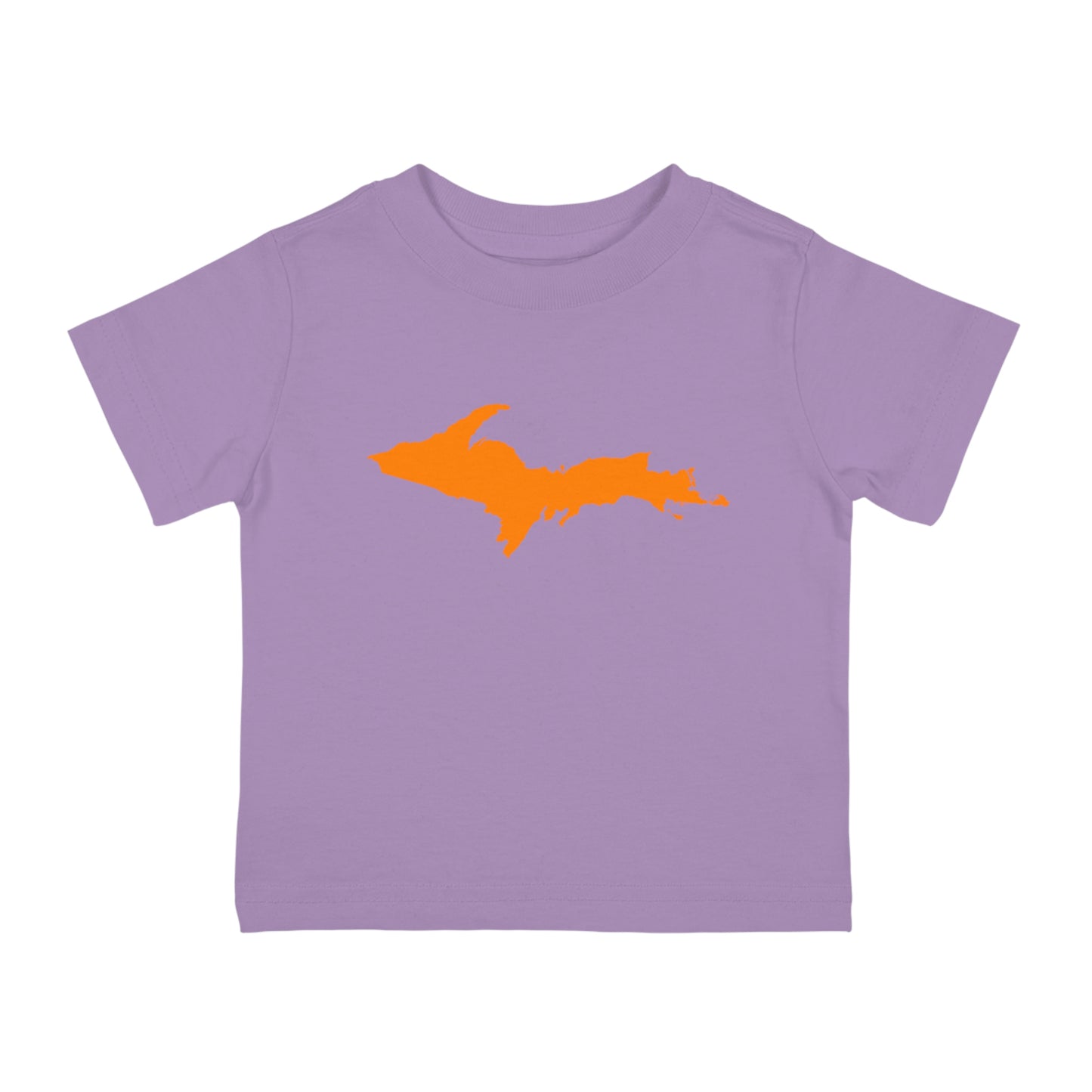 Michigan Upper Peninsula Infant T-Shirt (w/ Orange UP Outline) | Short Sleeve