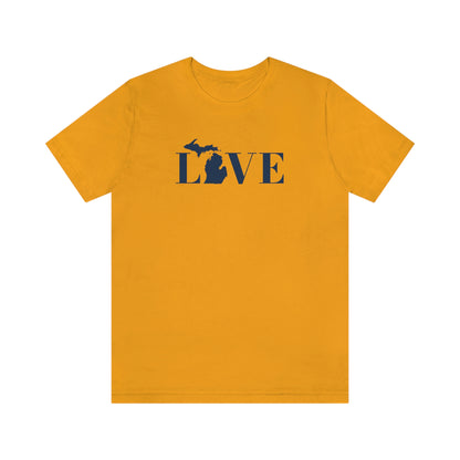 Michigan 'Love' T-Shirt (Didone Font) | Unisex Standard Fit