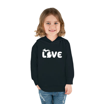 Michigan 'Love' Hoodie (Rounded Children's Font) | Unisex Toddler