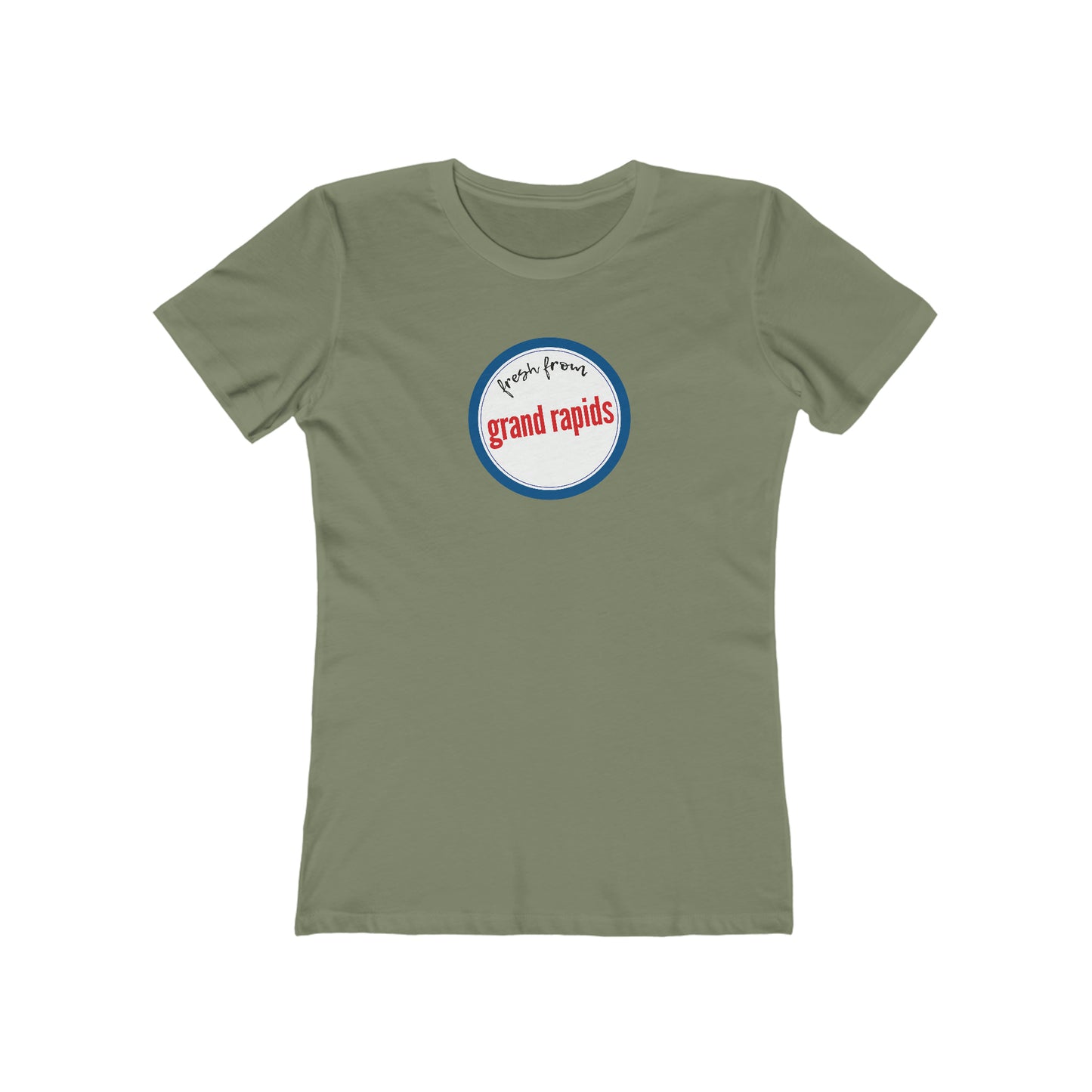 'Fresh From Grand Rapids' T-Shirt | Women's Boyfriend Cut