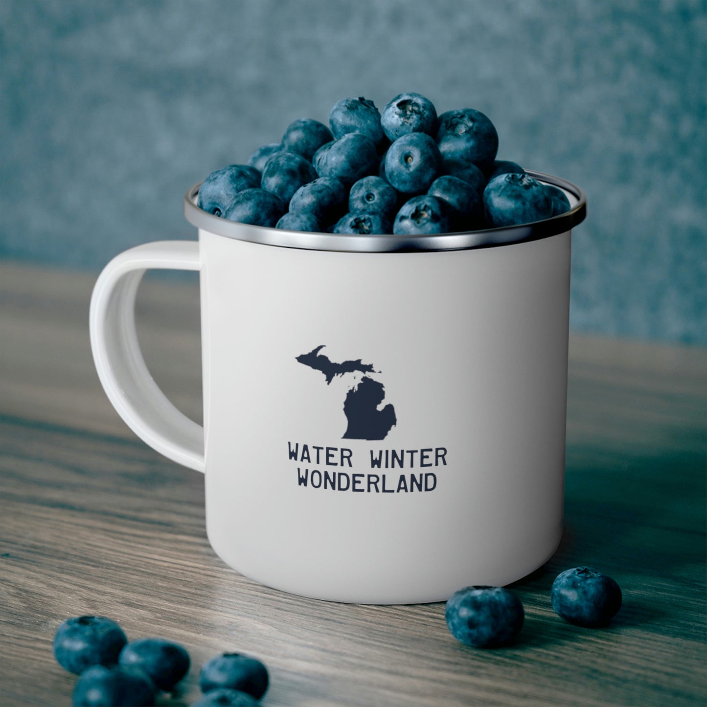 Michigan 'Water Winter Wonderland' Camping Mug