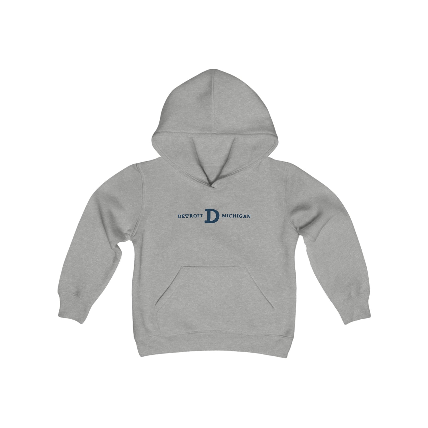 'Detroit Michigan' Hoodie (w/ Old French D) | Unisex Youth