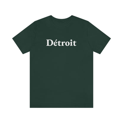 'Détroit' T-Shirt (Garamond Font) | Unisex Standard Fit