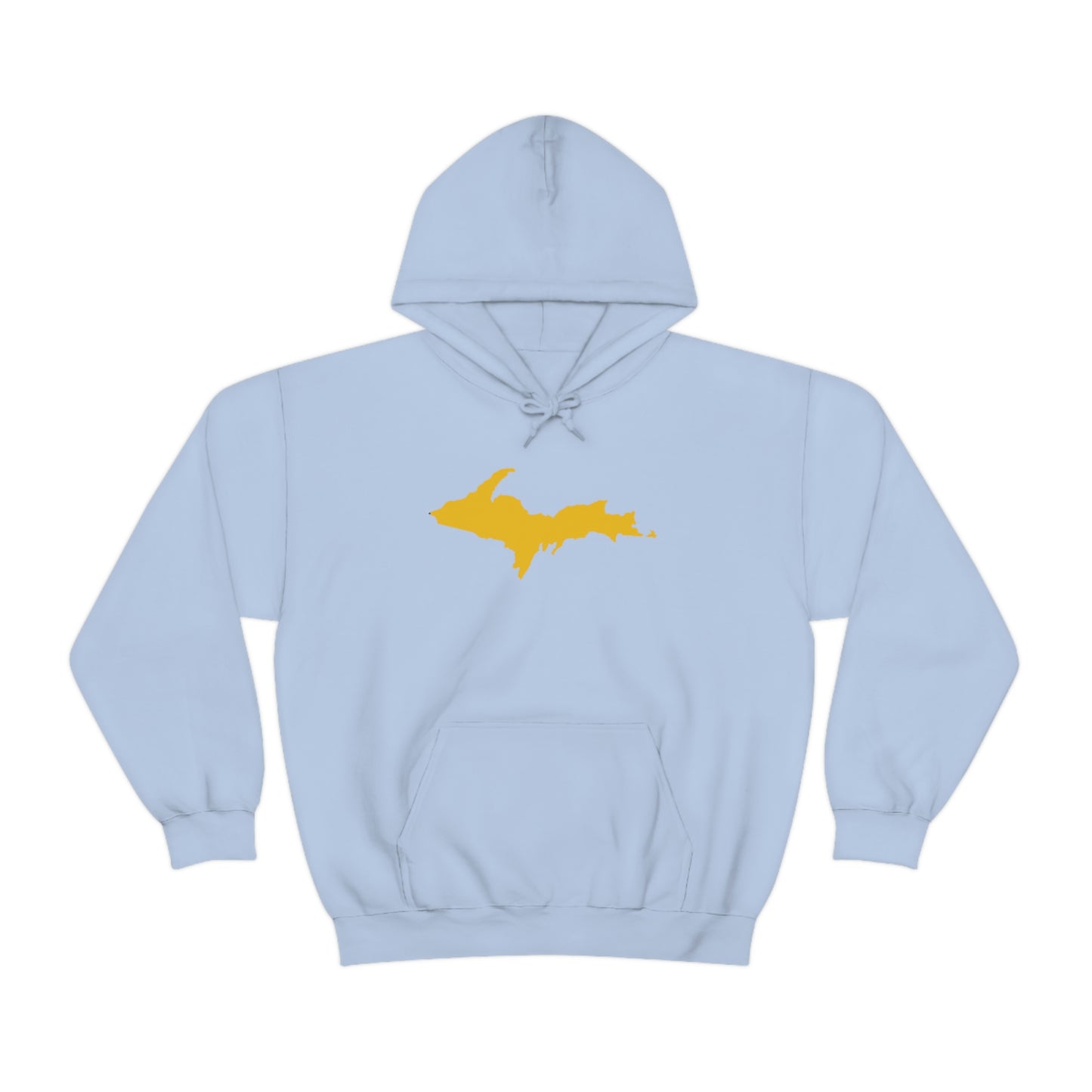 Michigan Upper Peninsula Hoodie (w/ Gold U.P. Outline) | Unisex Standard