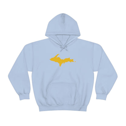 Michigan Upper Peninsula Hoodie (w/ Gold U.P. Outline) | Unisex Standard