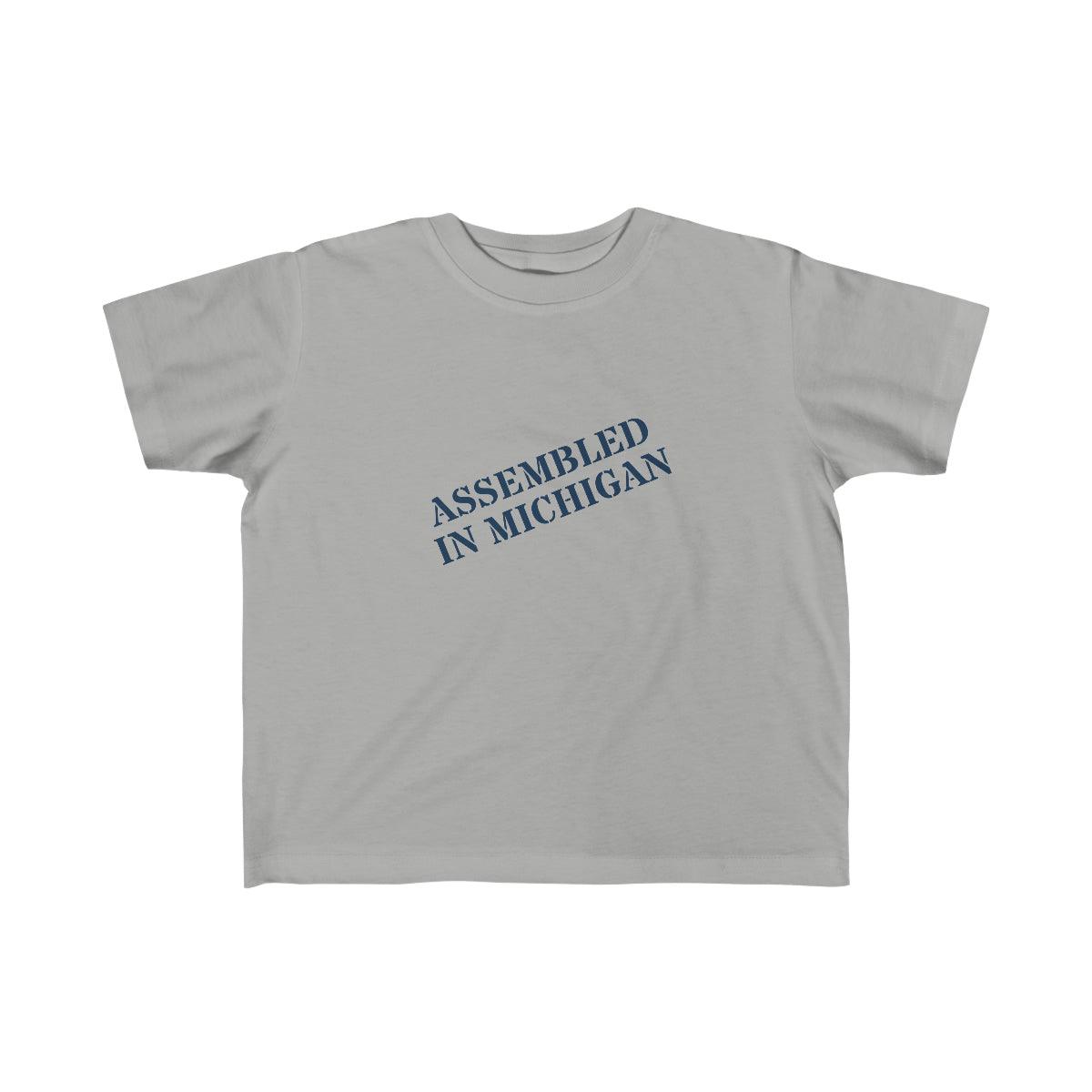 'Assembled in Michigan' T-Shirt | Toddler Short Sleeve - Circumspice Michigan