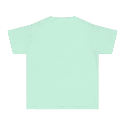 Michigan Upper Peninsula T-Shirt (w/ UP Quebec Flag Outline) | Youth Garment-Dyed