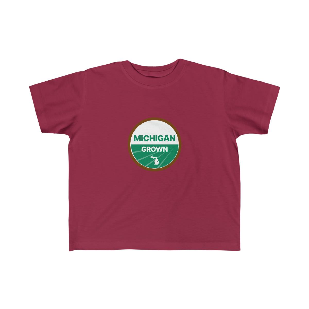 'Michigan Grown' T-Shirt | Toddler Short Sleeve - Circumspice Michigan