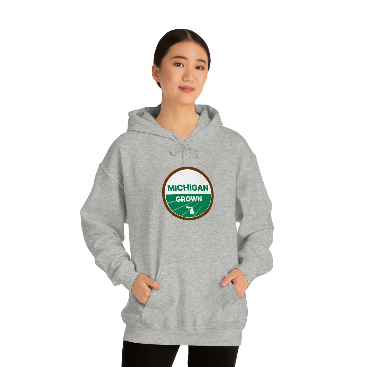 'Michigan Grown' Hoodie (Agricultural Certification Parody) | Unisex Standard