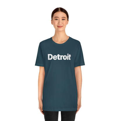 'Detroit' T-Shirt (Small SUV Parody Font) | Unisex Standard Fit