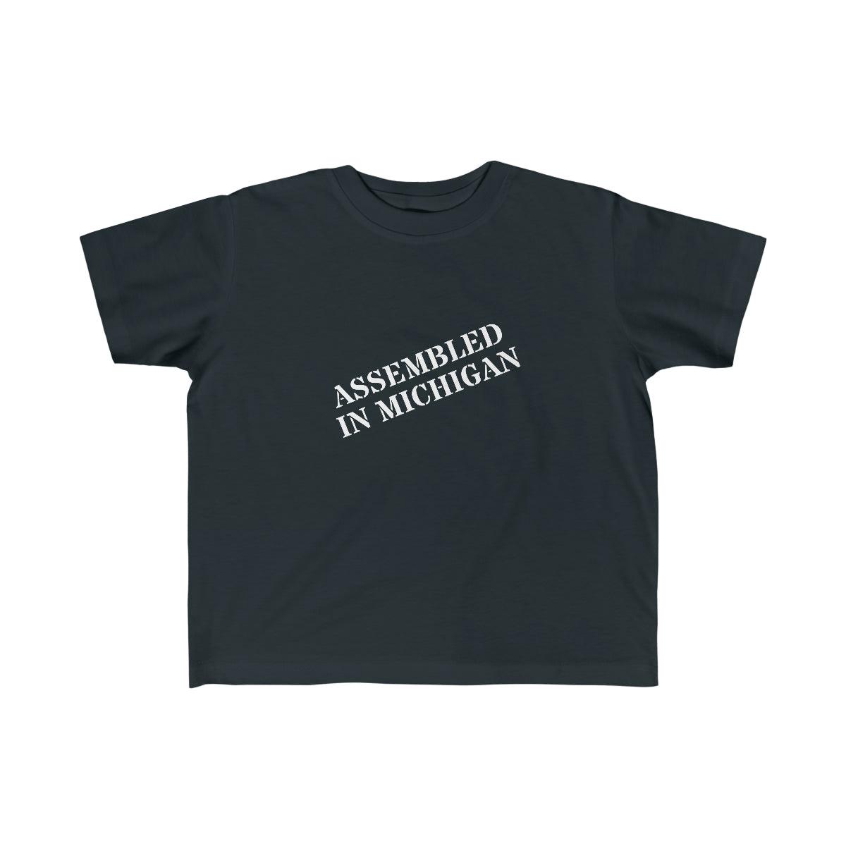 'Assembled in Michigan' T-Shirt | Toddler Short Sleeve - Circumspice Michigan