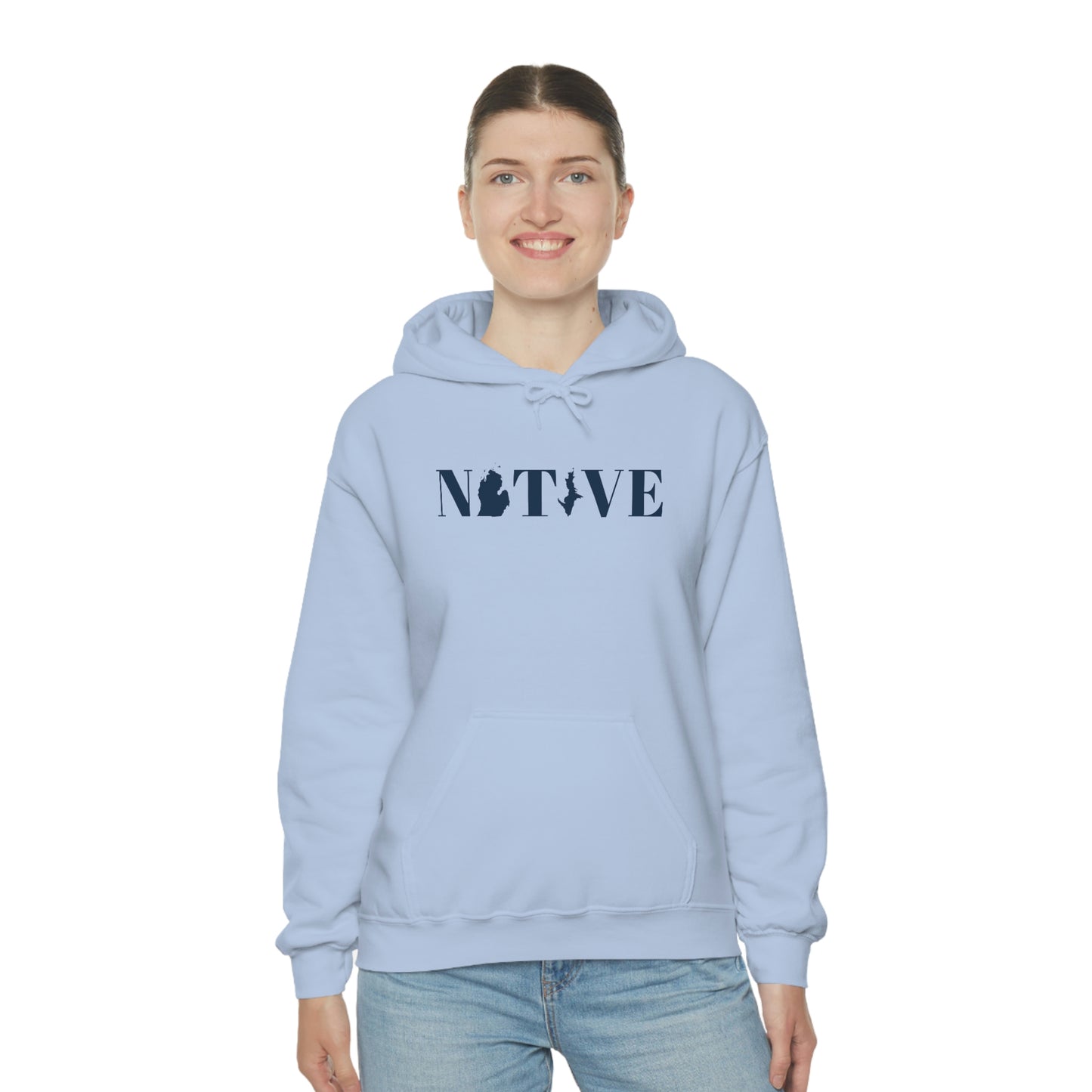 Michigan 'Native' Hoodie (Didone Font) | Unisex Standard