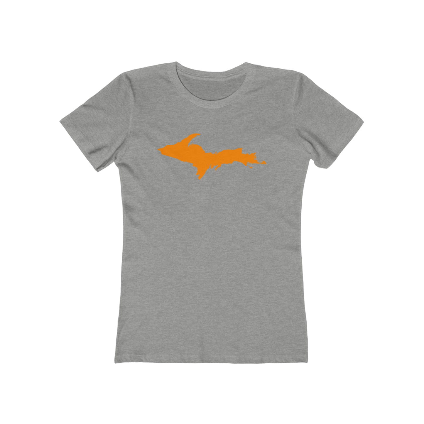 Upper Peninsula T-Shirt (w/ Orange UP Outline) | Women's Boyfriend Cut