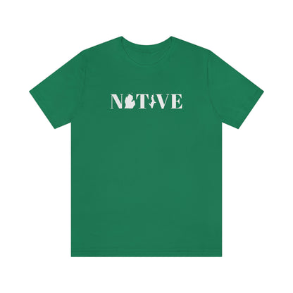 Michigan 'Native' T-Shirt (Didone Font) | Unisex Standard Fit