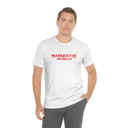 'Marquette Michigan' ' T-Shirt (1980s Drama Parody) | Unisex Standard Fit