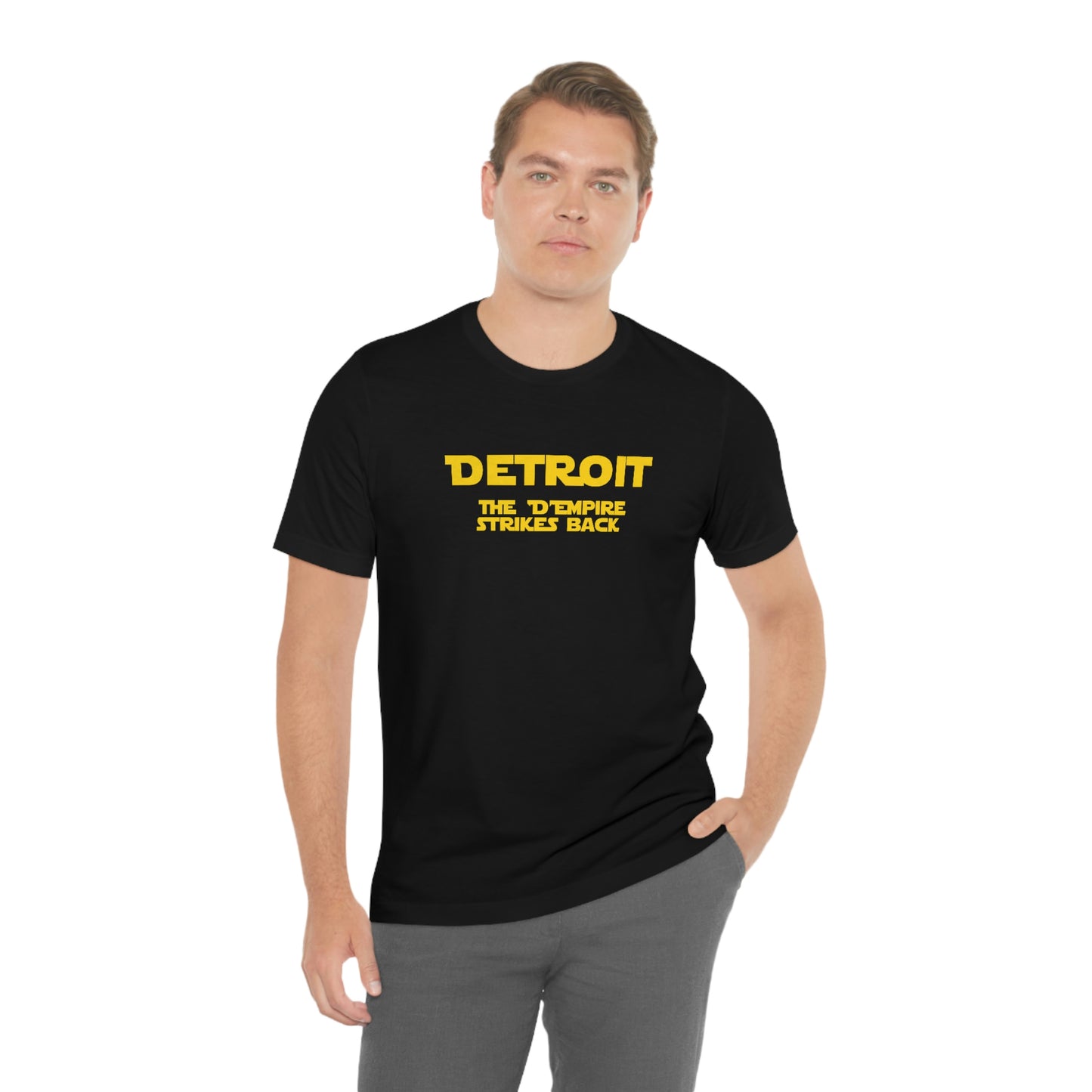 'Detroit the D'Empire Strikes Back' T-Shirt (1970s Sci-Fi Parody) | Unisex Standard Fit