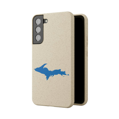Michigan Upper Peninsula Biodegradable Phone Cases (w/ Azure UP Outline) | Samsung Android