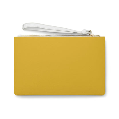 Michigan Upper Peninsula Clutch Bag (Gold w/UP Outline)