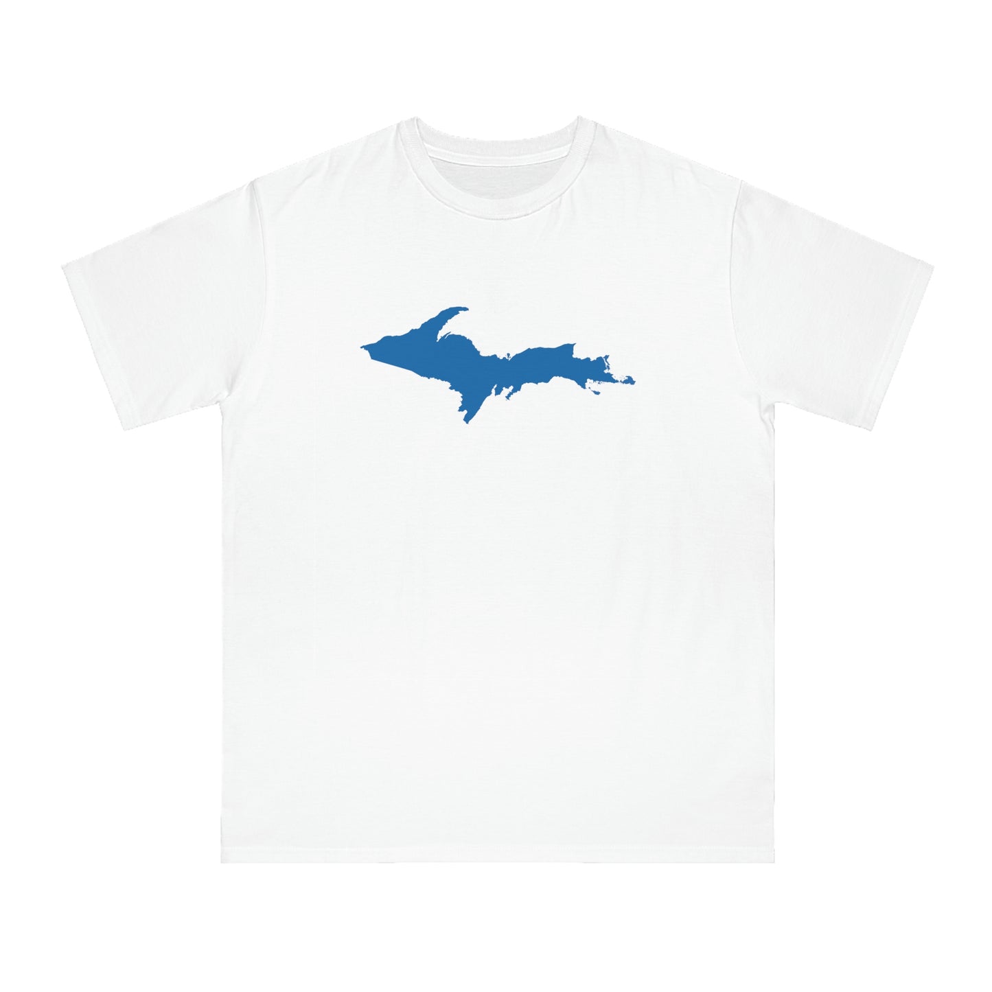 Michigan Upper Peninsula T-Shirt (w/ Azure UP Outline) | Organic Unisex