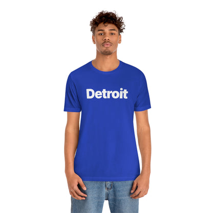 'Detroit' T-Shirt (Small SUV Parody Font) | Unisex Standard Fit