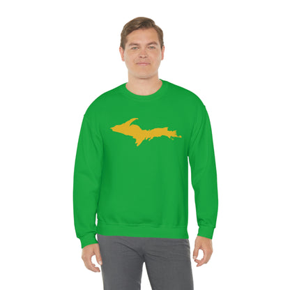 Michigan Upper Peninsula Sweatshirt (w/ Gold UP Outline) | Unisex Standard