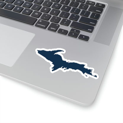 Michigan Upper Peninsula Kiss-Cut Sticker (w/ Navy UP Outline)