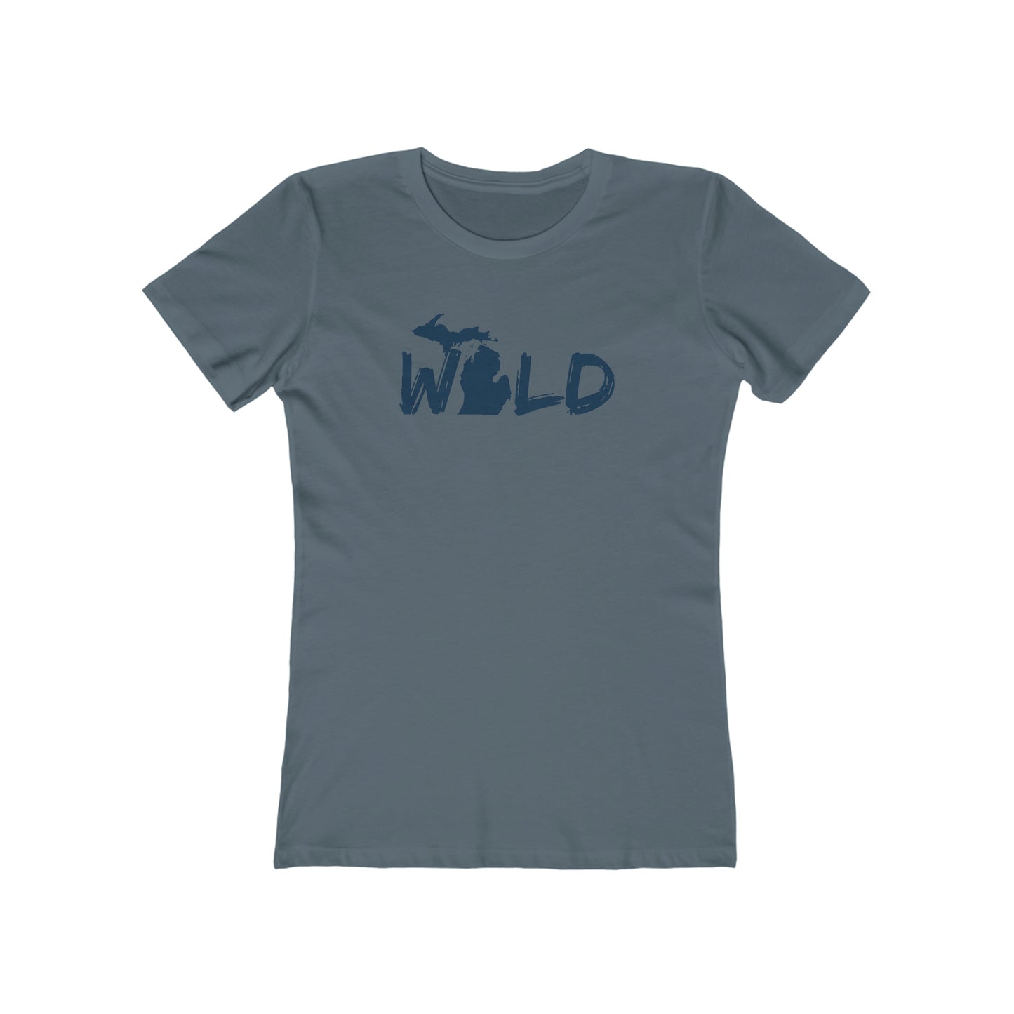 Michigan 'Wild' T-Shirt (Paintbrush Font) | Women's Boyfriend Cut