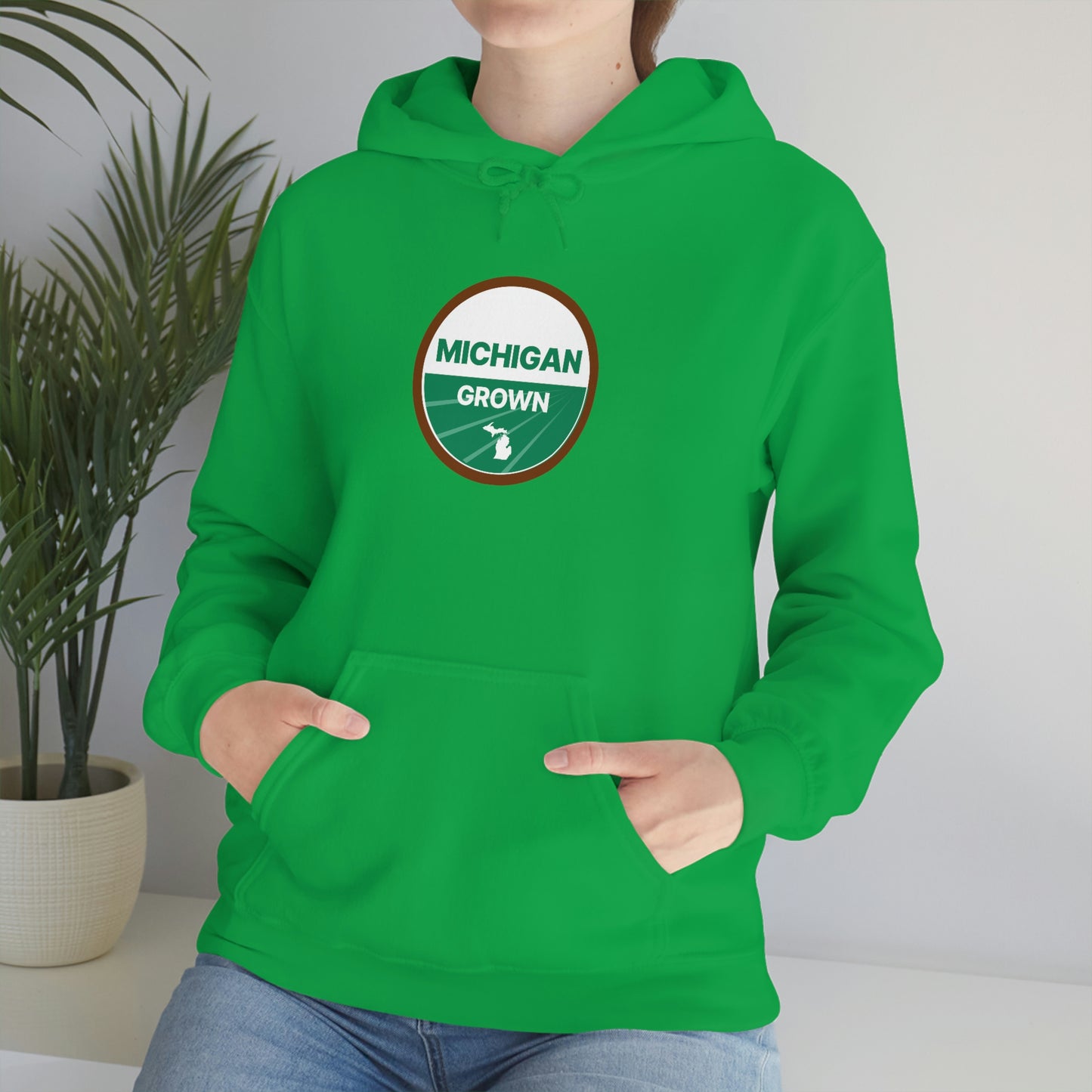 'Michigan Grown' Hoodie (Agricultural Certification Parody) | Unisex Standard