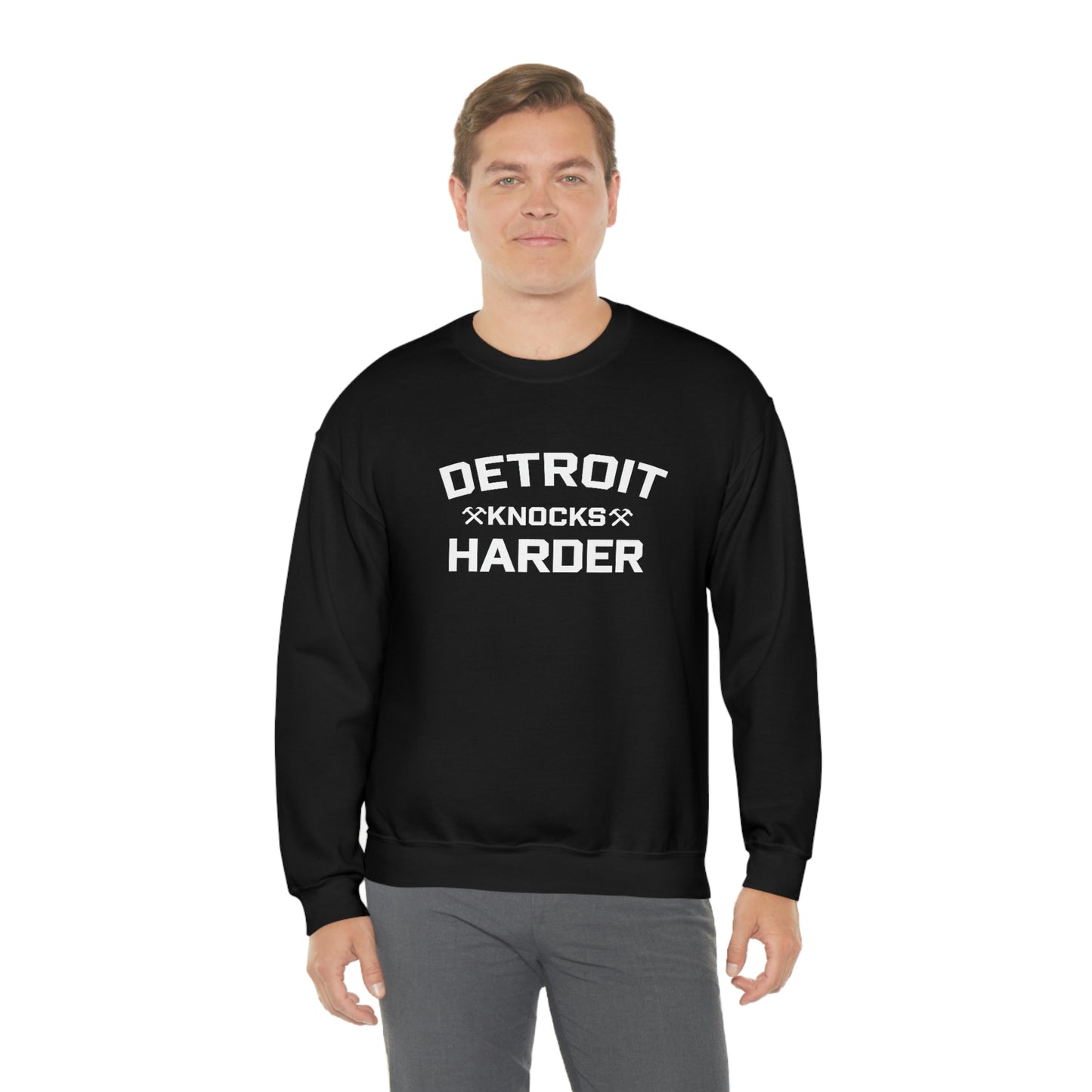 'Detroit Knocks Harder' Sweatshirt | Unisex Standard