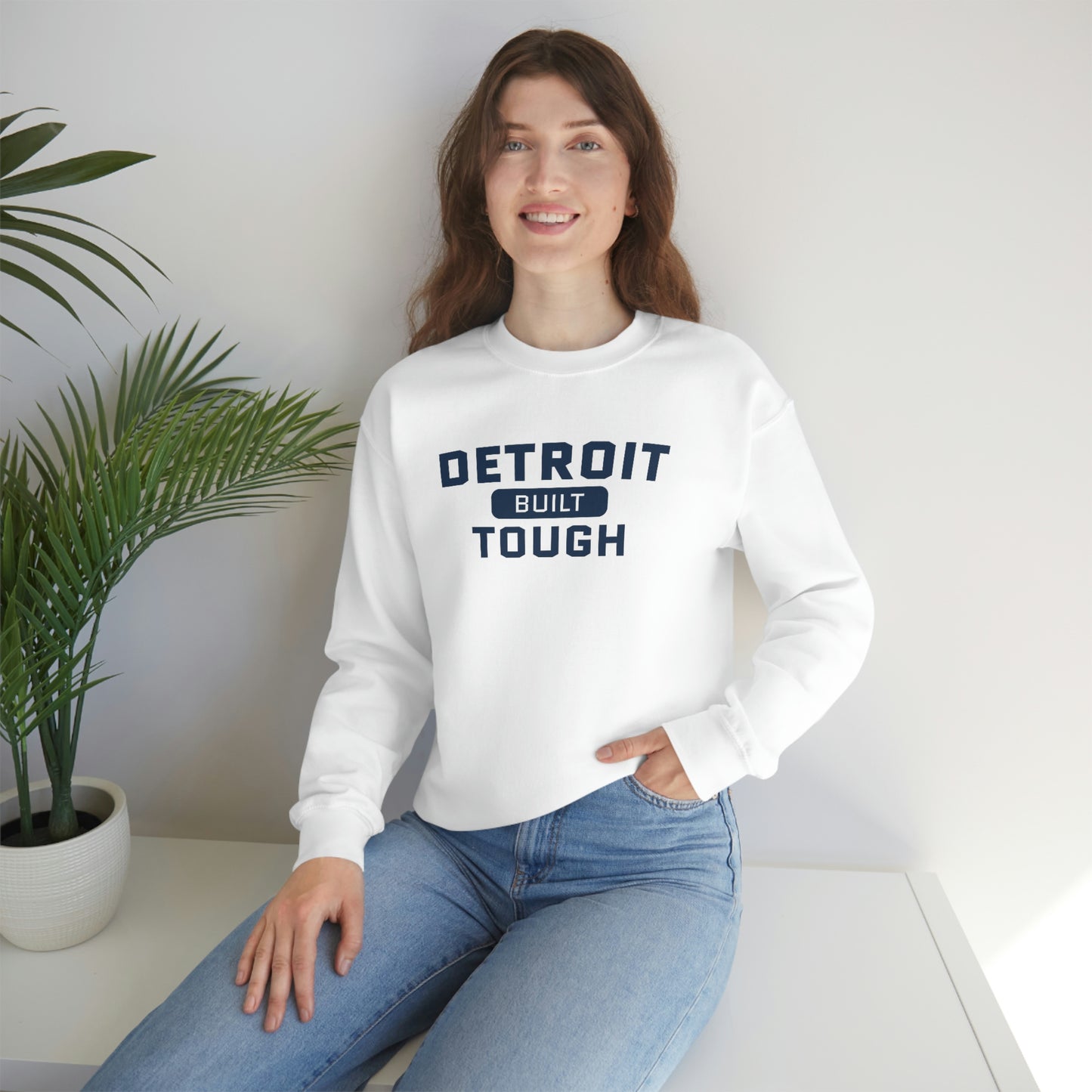 'Built Detroit Tough' Sweatshirt | Unisex Standard