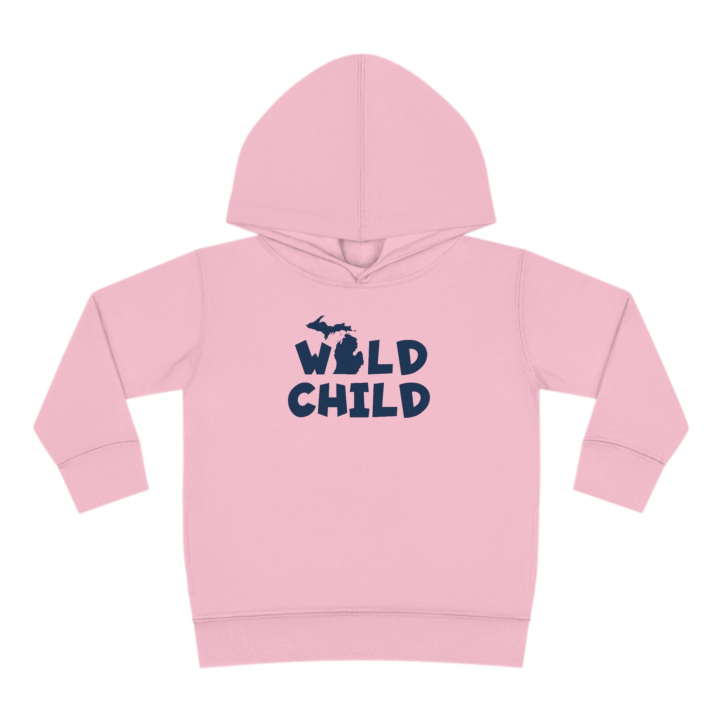 Michigan 'Wild Child' Hoodie (Whimsical Sans Font) | Unisex Toddler