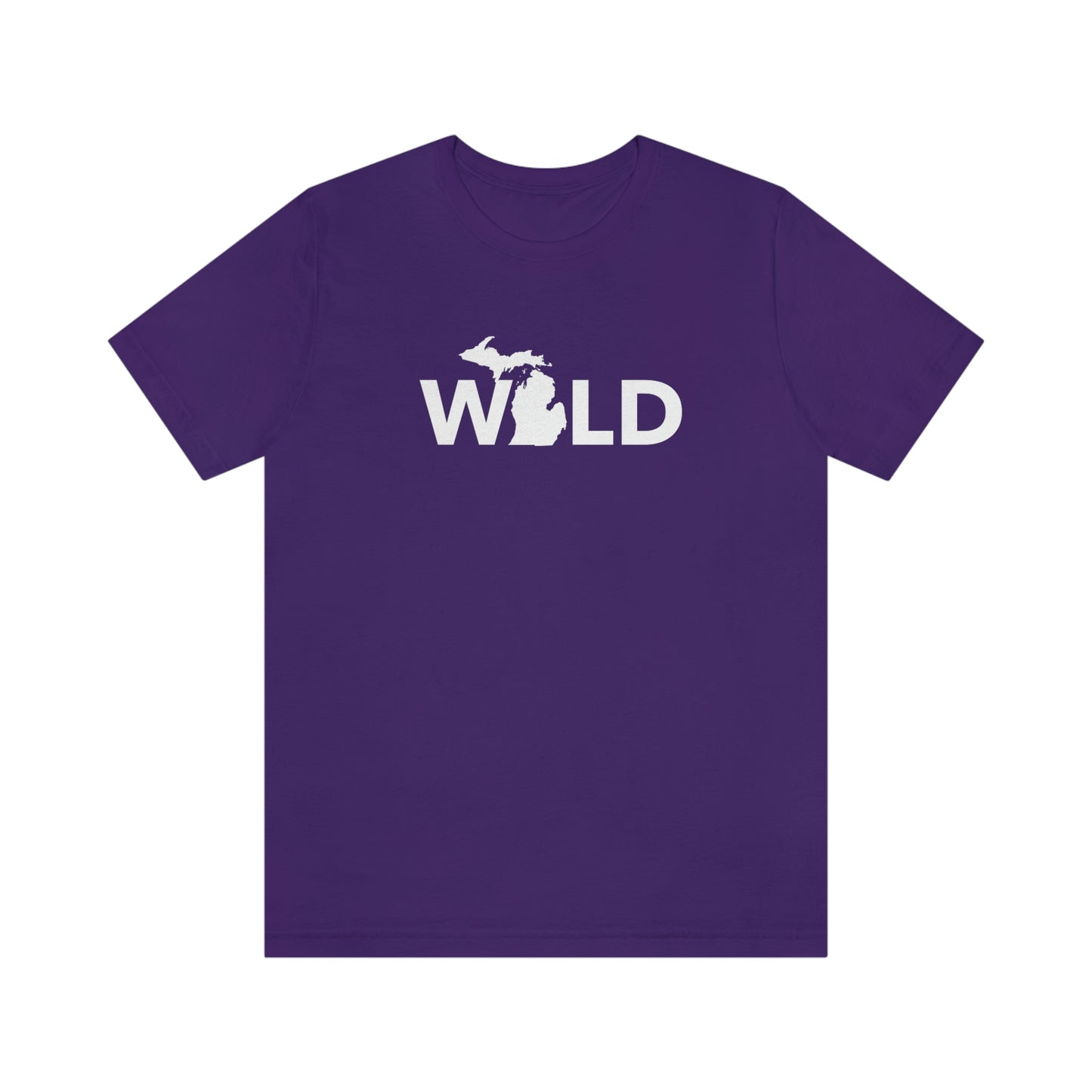 Michigan 'Wild' T-Shirt (Geometric Sans Font) | Unisex Standard Fit