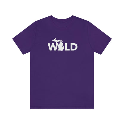 Michigan 'Wild' T-Shirt (Geometric Sans Font) | Unisex Standard Fit