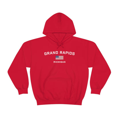 'Grand Rapids Michigan' (w/USA Flag Outline) | Unisex Standard